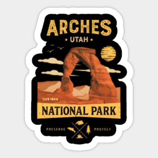 Arches National Park Delicate Arch Sticker